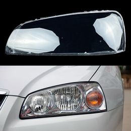 Car Lampshade Lamp Cover Transparent Plexiglass Mask Front Headlight Shell Lamp Shade Cover Glass For Hyundai Elantra 2004~2010