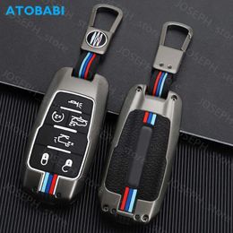 Key Rings Zinc Alloy Car Key Case Remote Fob Shell Cover Keychain Holder For Dodge RAM 1500 2500 3500 4500 5500 Pickup 2019 2020 2021 2022 J230413