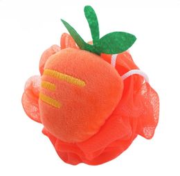 Bath Brushes Sponges Scrubbers Wholesale Animal Fruit Christmas Cartoon Ball New Creative Sponge Circar Bathball Flower Drop Delivery 18Ky9