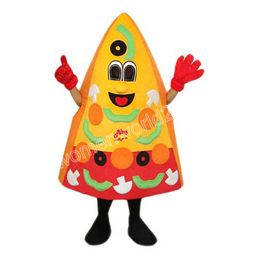 Halloween Pizza Mascot Costume Cartoon Character Outfits Suit Adults Size Outfit Birthday Christmas Carnival Fancy Dress For Men Women