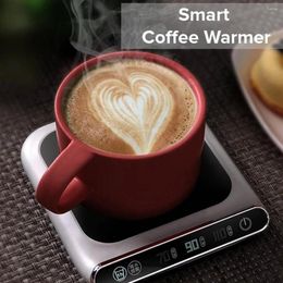 Table Mats 5V Cup Heater Smart Thermostatic Tea Makers 3 Gear USB Charge Heating Desktop For Coffee Milk Warmer Pad