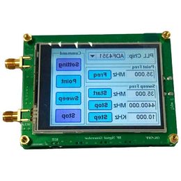 FreeShipping 35-4400M ADF4351 RF Signal Source Signal Generator Wave / Point Frequency Press Sn LCD Display Control Vwdqf