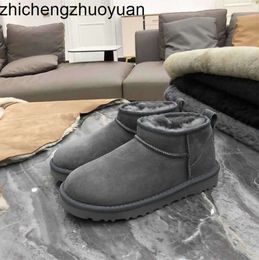 New 23ss Boot Classic Australia Women Snow Designer Tasman Winter Boots Fashion brand Ladies Platform Mini uggss Sheepskin Ankle Booties467 uggggu