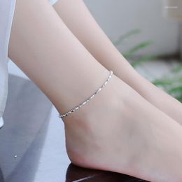 Anklets Everoyal Female Sterling Silver For Women Jewellery Charm Bracelets Girl Birthday Party Accessories Summer