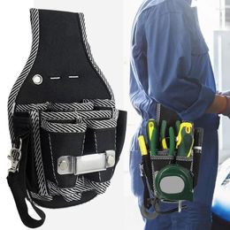 Storage Bags 1PC 9 Pockets Tool Bag Electrician Waist Pocket Nylon Fabric Belt Screwdriver Kit Holder Pouch