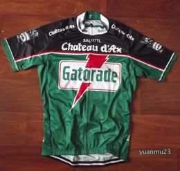 Chateau d'ax Gatorade メンズチームサイクリングジャージセット Ropa Ciclismo MTB 自転車服自転車服 2022 サイクリングユニフォーム 11