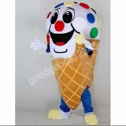 2024 Adult Size Ice Cream Mascot Costumes Christmas Halloween Fancy Party Dress Cartoon Character Carnival Xmas Advertising Birthday Party Costume Unisex Outfit