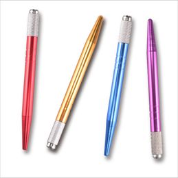Semi Permanent Microblading Multifunctional Tattoo Pen for Eyeliner Single Head Cross Permanent Makeup Supply with OPP Bag BJ