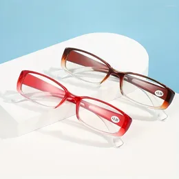 Sunglasses 1pc TR Squared Frame Good Quality Presbyopia Fashion Spring Hinge Male Female Unisex Corrective Eyeglasses