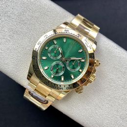 Relógio masculino designer relógio 40mm cerâmica verde dial movimento mecânico automático 904l banda de aço inoxidável brilho à prova dwaterproof água montre de