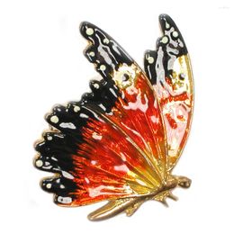 Brooches 12pcs/lot Wholesale Fashion Brooch Enamel Butterfly Pin Jewellery Gift C102233