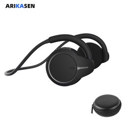 Cell Phone Earphones Over Ear Wireless Headphones Behind The Head Soft Wrap Around with Microphone Foldable Comfortable Bluetooth Earphone 230412