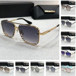 Six High-quality Top Original Sunglasses for Mens Sunglasses Man Fashionable Retro Brand Eyeglass Fashion Design