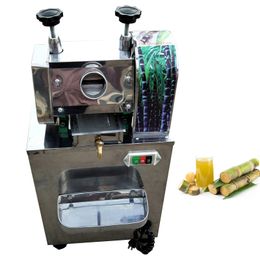 Automatic Sugar Cane Juicer Machine Sugarcane Press Electric Juicer Stainless Steel Sugar Cane Extractor Machine