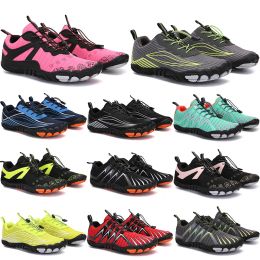 2021 Four Seasons Five Fingers Sports shoes Mountaineering Net Extreme Simple Running, Cycling, Hiking, green pink black Rock Climbing 35-45 thirty two