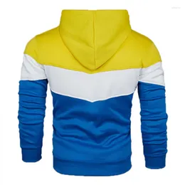 Men's Hoodies Fashion Hooded Sweatshirt Casual Long-sleeved Autumn Hoodie Boys Shirt Matching Colour