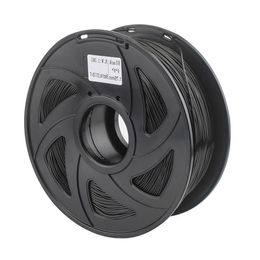 Freeshipping Premium Quality PP Filament for 3D Printer Soft Flexible Plastic Filament Black Colour 175mm 1KG Spool Kvvpm