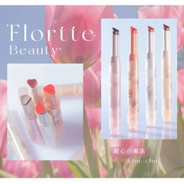 Lipstick 13 Colour FLORTTE Floria First Kiss Series Love Stick Lipstick Pen Mirror Watershine Lip Glaze Water Moisturizing Love Lipstick 231113