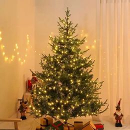 Christmas Decorations PreLit PE PVC Mixed Artificial Tree Green Indoor Outdoor Decoration Holiday 2024 Ornaments 1521M 231113