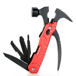 Multi tool Survival Kit Stainless Steel Portable Hammer Plier Hunting Accessories for Camping, Hiking, Emergency and Outdoor Multi Knife Survival Gear Free Shipping