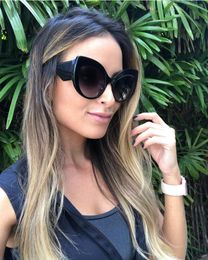 Oversized stunning sunglasses for women to wear in summer fashion luxury designer chic modern shades sun glasses eyewear gifts with box case UV proof anti glare