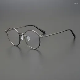 Sunglasses Frames Optical Lenses Man RLT5893 Japan Brand Square Titanium Men Women Trending Glasses Oculos De Grau Feminino