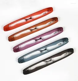 Sunglasses Rotating Folding Reading Glasses For Men And Women Fashion Oortable Senile Ultra Light Moisture Resin Elegant