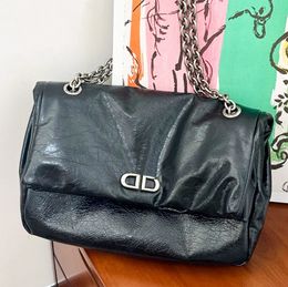lady Black mirror quality Designer MONACO bags Wallets Genuine Leather envelope Womens Clutch Bag Totes chain mens Luxury handbags Cross Body classic Shoulder Bag