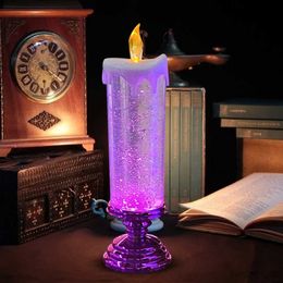 Candles Crystal Candles Lights Tourist Souvenirs LED Candles Lighting 7-color Cyclic Gradient Birthday Wedding Christmas Decorations