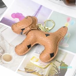 2023-Designer dog Bag Parts Accessories Keychain Fashion bag widget Creative Unisex Pu Animal Dogs backpack Chain Pendant for Gift