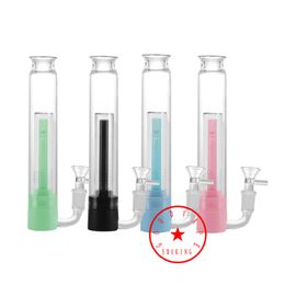 Colourful Silicone Bong Glass Pipes Kit Hookah Waterpipe Bubbler Glass Philtre Bowl Portable Removable Dry Herb Tobacco Cigarette Holder Smoking Handpipes DHL