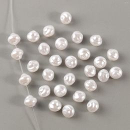 Beads Wholesale Acrylic Plastic Imitation Pearls Gyro Shape For Jewellery Making Loose Spacer DIY Necklace Bracelet