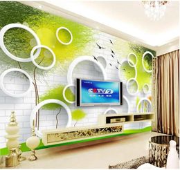 Wallpapers Wallpaper Mural Painting For Living Room Abstract Tree 3d Tv Background Wall Custom Any Size