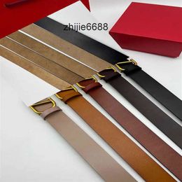 AAA Men Designers Belts Women Waistband Ceinture V Buckle Genuine Leather Classical Designer Belt Highly Quality With Gi2452 valentino