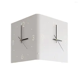 Wall Clocks Double Sided Corner Clock Digital LED For Living Room Silent