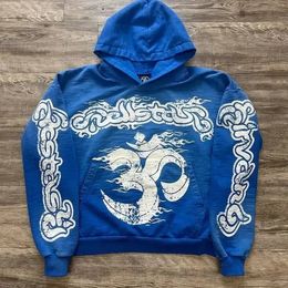 Hellstar Hoodie Tracksuits Hoodie Man Hip Hop Fashion Trends Hellstar Tracksuit Retro Skull Graphic Hellstar Tracksuit Print Pullover Sw 3644