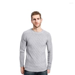 Men's Sweaters Bottoming Shirts 2023 Casual Solid Male Pullover Smart Fashion Autumn Slim Windproof O-Neck Homme Men Sweater