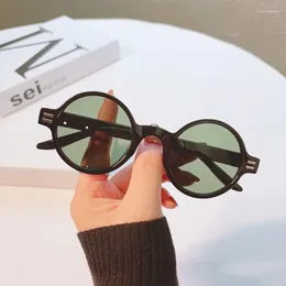 Sunglasses 2023 Classi Vintage Round Circle For Women Fashion Shades Eyewear UV400 Men Designer Trendy Retro Oval Goggle