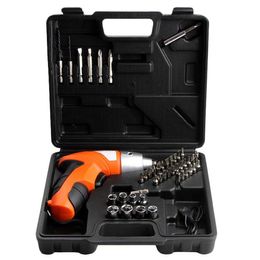 Freeshipping 45Pcs/lot 48V Cordless Screwdriver Drill Driver Bits Set Rechargeable Electric Tool Upkgx