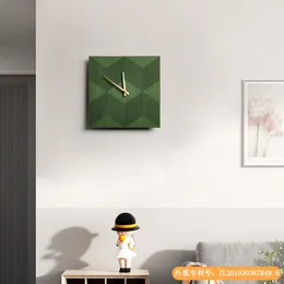Wall Clocks Aesthetic Kitchen Clock Nordic Design Silent Classic Modern Unusual Stylish Square Horloge Decor