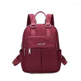 Backpack Fashion Women Business 13.3 Inch Laptop Bag Oxford Ladies Casual Travel Rucksack Men Black Backbag