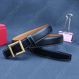 Womens Designer Belt Gold Letters Buckle Waistband Mens Pink Lychee Pattern Cowhide Belts For Women Gifts Luxury Waistband 8 Colors 2.5 2023