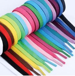 Wholesale Shoestring Shoe Strings Sport Length Cotton Polyester Flat Custom Sneaker Shoe Laces