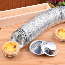 Baking Moulds 5000pcs Disposable Tin Foil Egg Tart Die Aluminum Base Cup Bakeware Tool