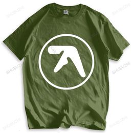 T-shirts mens brand tshirt male summer teeshirt APHEX TWIN T-SHIRT Electronic MUSIC Techno HARDCORE Windowlicker many color tee 230414