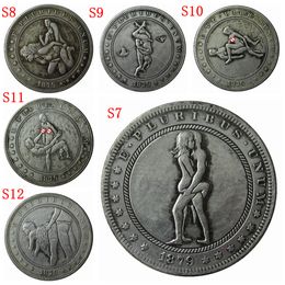 1879-CC sexy Hobo Coins USA Morgan Dollar Hand Carved Crafts Copy Coins Metal Crafts Special Gifts