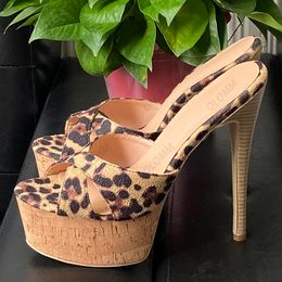 Olomm Handmade Women Summer Mules Sandals Faux Suede Sexy Stiletto Heels Open Toe Boutique Party Shoes US Plus Size 5-20