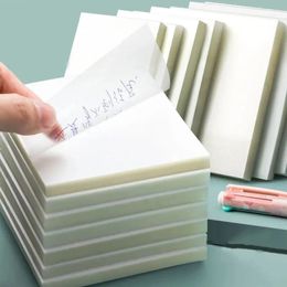 50 sheets new of Transparent Sticky Note Pads for School, Office, and Journaling - Posits Papeleria - 230413