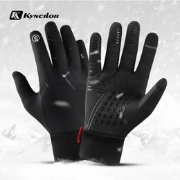 Sports Gloves Winter Outdoor Running Glove Warm Touch Screen Gym Fitness Full Finger For Men Women 231114