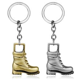 Keychains Fashion Trinket Key Chains Military Boots Model Ring Keychain Car Bags Keyholder Metal Chaveiro